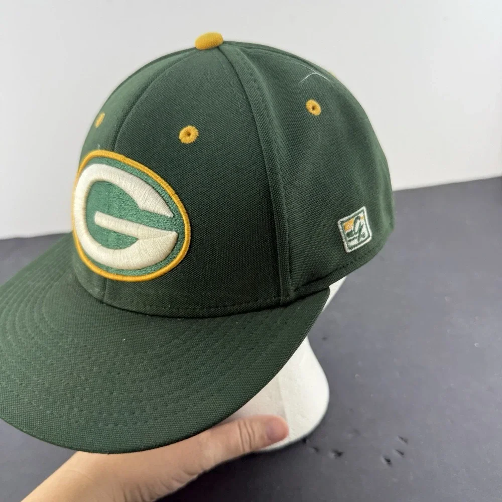 Green Bay Packers Game Pro by Gametek Fitted Hat Cap Size Medium
